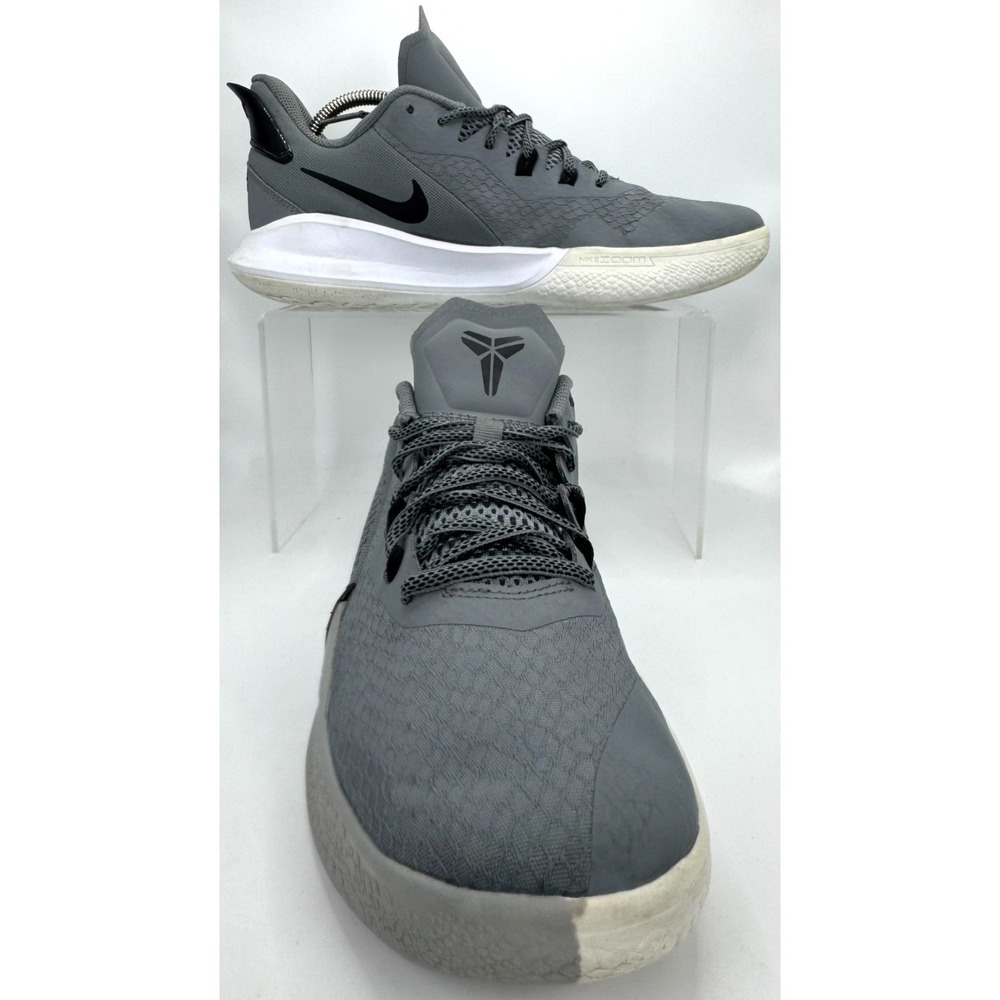 Nike Kobe Mamba Fury Team Basketball Shoes Cool Grey Black White 8.5 CK6632-001